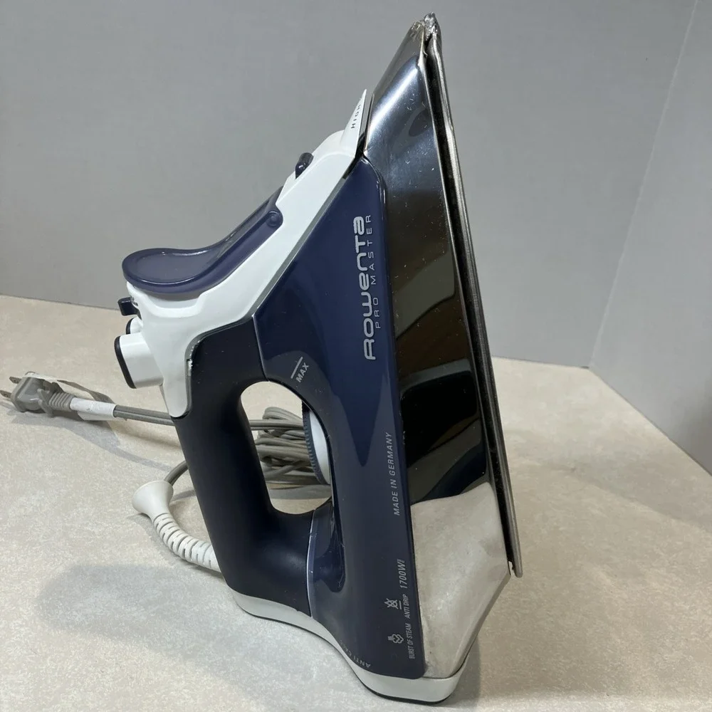 Rowenta Pro Master DW8080 Steam Iron 1715W Blue Germany Steam Auto Off Anti-Drip